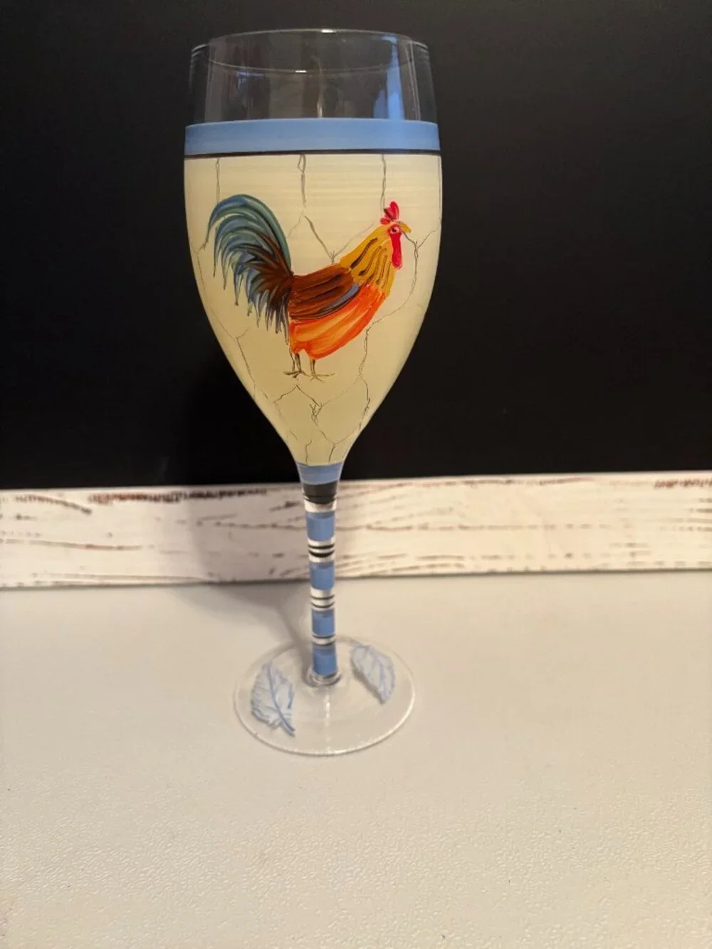 Rooster Glass